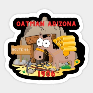 Oatman Arizona Sticker